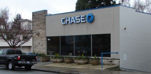 The Chase Bank building at 7512 was built in 1955 as McGillivray's Variety and Gift Store.