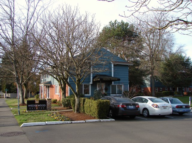 Wedgewood Estates rental office at 3716 NE 75th Street.December 2017