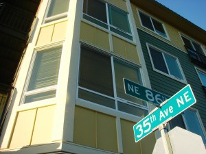 The Jasper apartment building at 8606 35th Ave NE opened in July 2012.