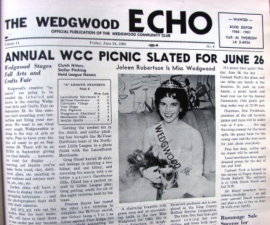 Miss Wedgwood 1960