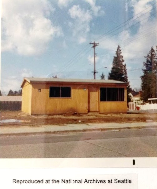 Apostol little house on 40th Ave NE.National Archives photo