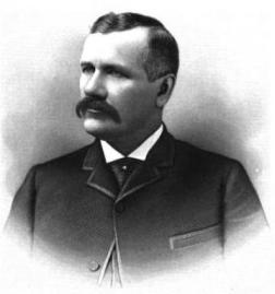 Daniel Hunt Gilman in 1890, one of the early Seattleites who worked to bring in rail transportation.
