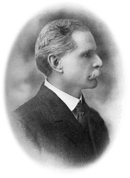 Edward C. Kilbourne was vitally involved in early development in Seattle, including streetcar lines. Photo from Bagley's History of Seattle, 1916.