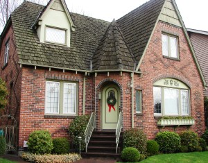 The residents of NE Park Road near Ravenna Park turn their street into Candy Cane Lane each December with holiday lights and decorations.