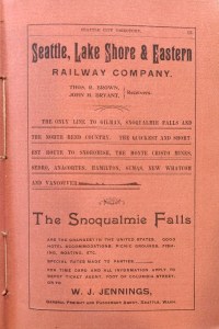 Railroad ad page 13 of 1994-1895 Polk directory
