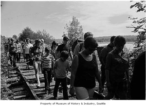 Rally for the Trail on September 12, 1971. Image 1986.5.55062.2, Museum of History and Industry. Photo by Tom Barlet of the PI.