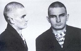 Harry Tracy prison mugshot of 1899.