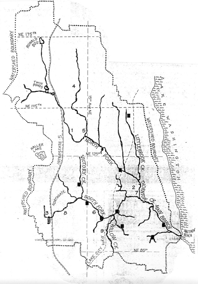 Thornton Creek Watershed Map