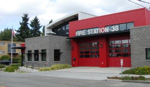 Fire Station 38 at 4004 NE 55th Street in Hawthorne Hills.