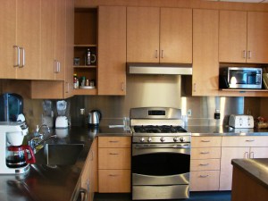 The kitchen of Fire Station 40 was remodelled in 2012-2013.