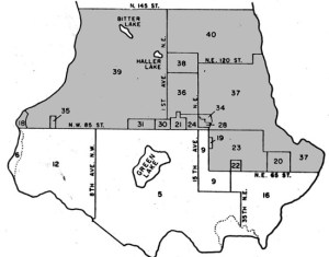 Area 23 of north Seattle which included Wedgwood south of NE 85th Street, came into the city limits in 1945.