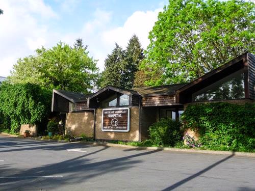 Northeast Veterinary Hospital building.9505 35th Ave NE