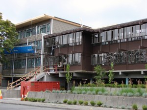 August 2016 update: An addition to the building is nearly completed (at left)