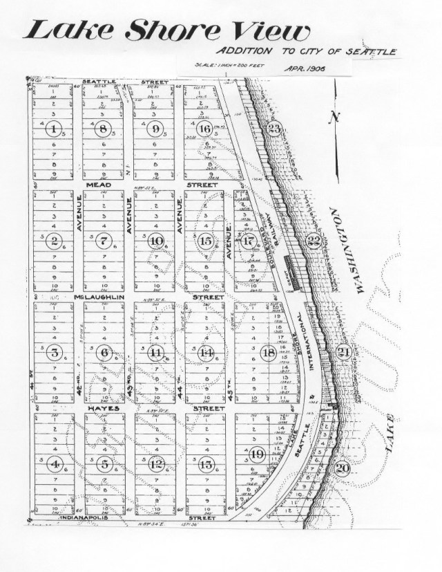 Lake Shore View plat map