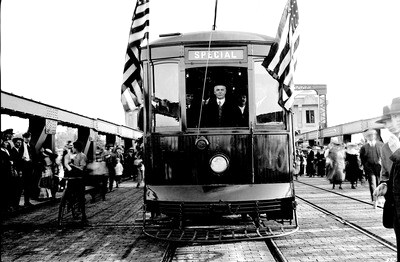 University Bridge dedication day 1919 Courtesy of SMA Item 12660
