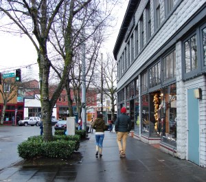east toward Fremont Ave N.