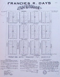 The plat of Frances R. Day's La Grande is on the east side of Fremont Avenue from 39th to 43rd Streets.