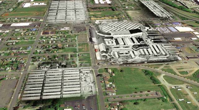 Camp Harmony at Puyallup Fairgrounds in May to September 1942
