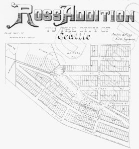 Ross Addition plat of 1888