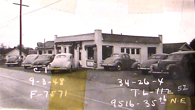 Barbershop building photo of 1948