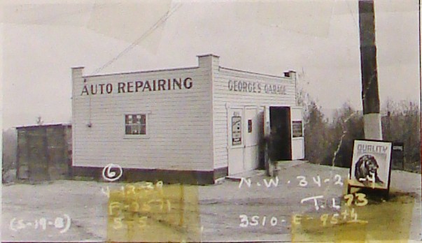 George's Garage at 3510 NE 95th Street in 1939