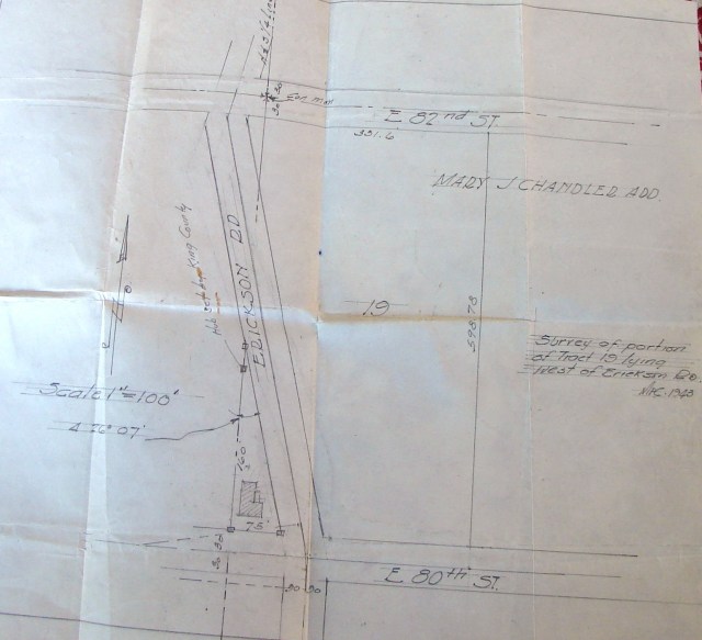Survey of Tract 19 in 1943