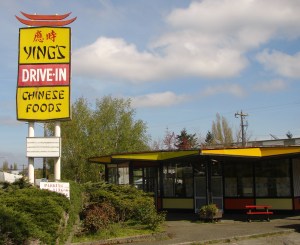 Yings sign on Lake City Way NE.April 2016
