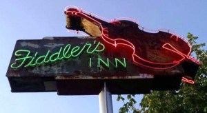 Fiddler's Inn neon sign