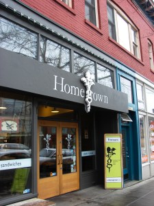 The Homegrown Sandwiches building at 3616 Fremont Ave was originally a bank.