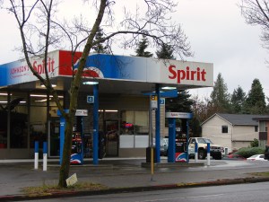 Spirit gas station 9500 35th Ave NE.December 2017