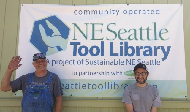 Tool Library new coordinators Chris and Mike.June 2016